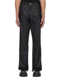MISBHV - Carpenters Faux-leather Trousers - Lyst