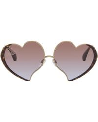 Vivienne Westwood - Gold & Tortoiseshell Lovelace Sunglasses - Lyst