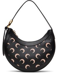 Marine Serre - ブラック ミニ Moon Canvas Eclips バッグ - Lyst