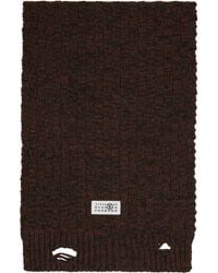 MM6 by Maison Margiela - Distressed Scarf - Lyst