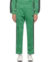 Needles - Pantalon de survêtement ajusté vert - Lyst
