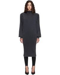 Mugler - Bat Sleeves T-Shirt Midi Dress - Lyst
