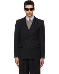 Tonywack - Wool Double-Breasted Tailored Blazer - Lyst