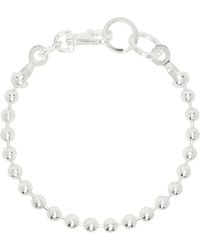 メンズ Martine Ali シルバー Hardware ボールチェーン