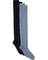 Baserange - Two-Pack & Cotton Rib Overknee Socks - Lyst