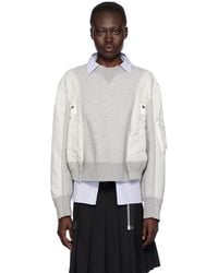Sacai - Sponge Sweat Sweatshirt - Lyst