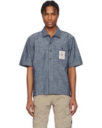 C.P. Company - Chambray Short Sleeve Shirt - Lyst