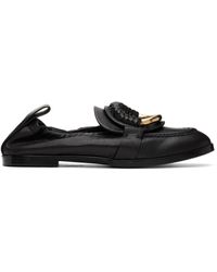 See By Chloé - Hana Woven-trim Loafers - Lyst