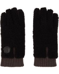 Moncler - Paneled Shearling Gloves - Lyst