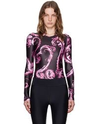 Versace Jeans Couture - Chromo Couture Bodysuit - Lyst