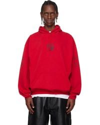 Vetements - Tripple Biker Cross Logo Hoodie - Lyst