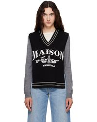 MM6 by Maison Margiela - Jacqard Stole Top - Lyst
