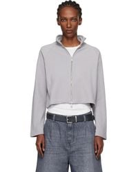mfpen - Cropped Leisure Zip Up Track Jacket - Lyst