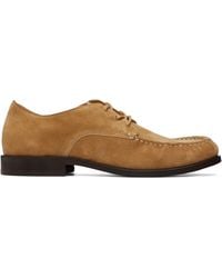 A.P.C. - Tan Suede Derbys - Lyst
