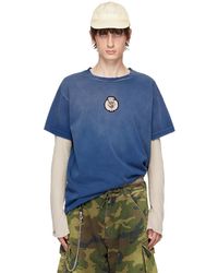 424 - ブルー ロゴパッチ Tシャツ - Lyst