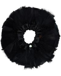 MERRMA - Ssense Exclusive Feather Scrunchie - Lyst