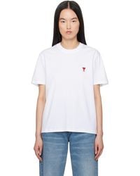 Ami Paris - Chemise Ami De Cœur À Logo Brodé - Lyst