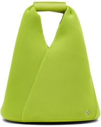 MM6 by Maison Martin Margiela - Green Triangle Bucket Bag - Lyst