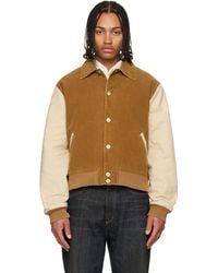 Wales Bonner - タン 'The Homecoming Varsity' ジャケット - Lyst