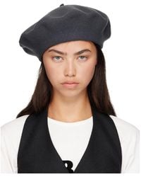 Maison Margiela - 4-Stitch Wool Beret - Lyst