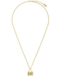 Marc Jacobs - Gold 'the Tote Bag' Necklace - Lyst