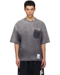 Maison Mihara Yasuhiro - Sun Faded V Neck T-Shirt - Lyst