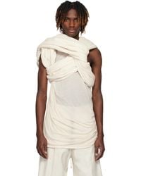Rick Owens - Off- Hollywood Triple Donut T-Shirt - Lyst