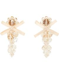 Simone Rocha - Petite Bow Cluster Earrings - Lyst