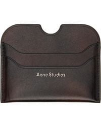 Acne Studios - Leather Card Holder - Lyst