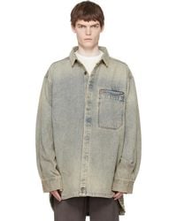 Entire studios - Herculean Denim Shirt - Lyst