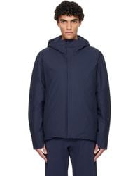 Veilance - Blouson Altus Bleu Marine Rembourré En Duvet - Lyst