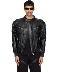 THUG CLUB - Diamond Back Faux-Leather Jacket - Lyst