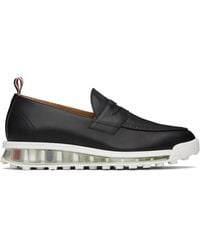 Thom Browne - Clear Tech Runner Sole Penny Loafers - Lyst