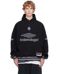 Balenciaga - 3B Football Polo Hoodie - Lyst
