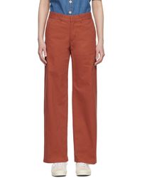 Levi's - Orange baggy Trousers - Lyst