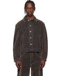 Jacquemus - Khaki 'The Mirada De-Nîmes' Denim Jacket - Lyst