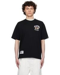 Aape By A Bathing Ape - 'Aaper' Logo Short Sleeve T-Shirt - Lyst