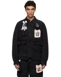 Doublet - ブラック Oshi-Katsu ポケット ジャケット - Lyst
