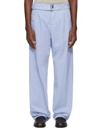 Dries Van Noten - Straight Belted Trousers - Lyst