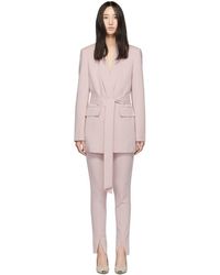 Tibi Blazer rose Oversized Tuxedo