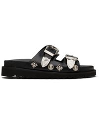 Toga - Double Buckle Charms Sandals - Lyst