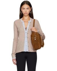 Acne Studios - Layered Silk-Wool Cardigan - Lyst