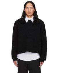 Edward Cuming - Ssense Exclusive Cropped Sweater - Lyst