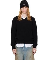 Noah - V-Neck Shaker Stitch Sweater - Lyst