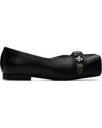 Toga - Leather Ballerina Flats - Lyst