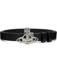 Vivienne Westwood - Small Line Orb Buckle Belt - Lyst