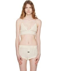 OPEN YY - Crinkled Bralette - Lyst