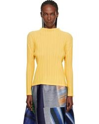 Pleats Please Issey Miyake - Rib Pleats January Top - Lyst