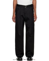 Sacai - Cotton Chino Trousers - Lyst