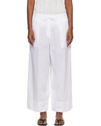 TOTEME - Wide Summer Trousers - Lyst